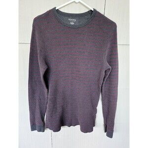 Sonoma Life Style Mens Small Maroon And Grey Longsleeve
